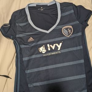 Sporting KC navy blue jersey